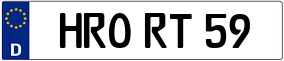 Truck License Plate
